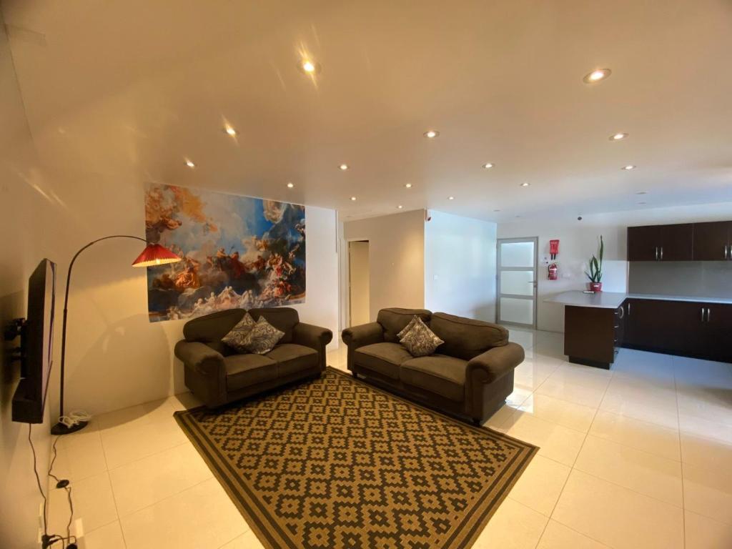 Deluxe Apartment representative living area from the Bula Bliss Booking.com listing